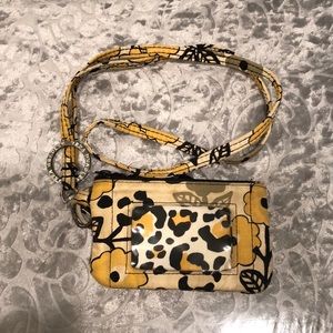 Vera Bradley ID Case and Lanyard